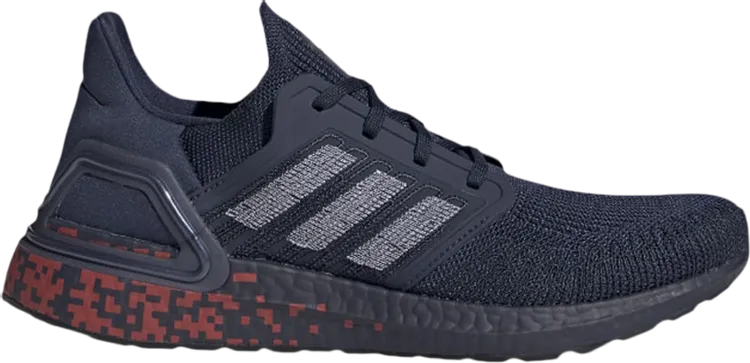 Adidas UltraBoost 20 'USA Digital Camo' sneakers, blue