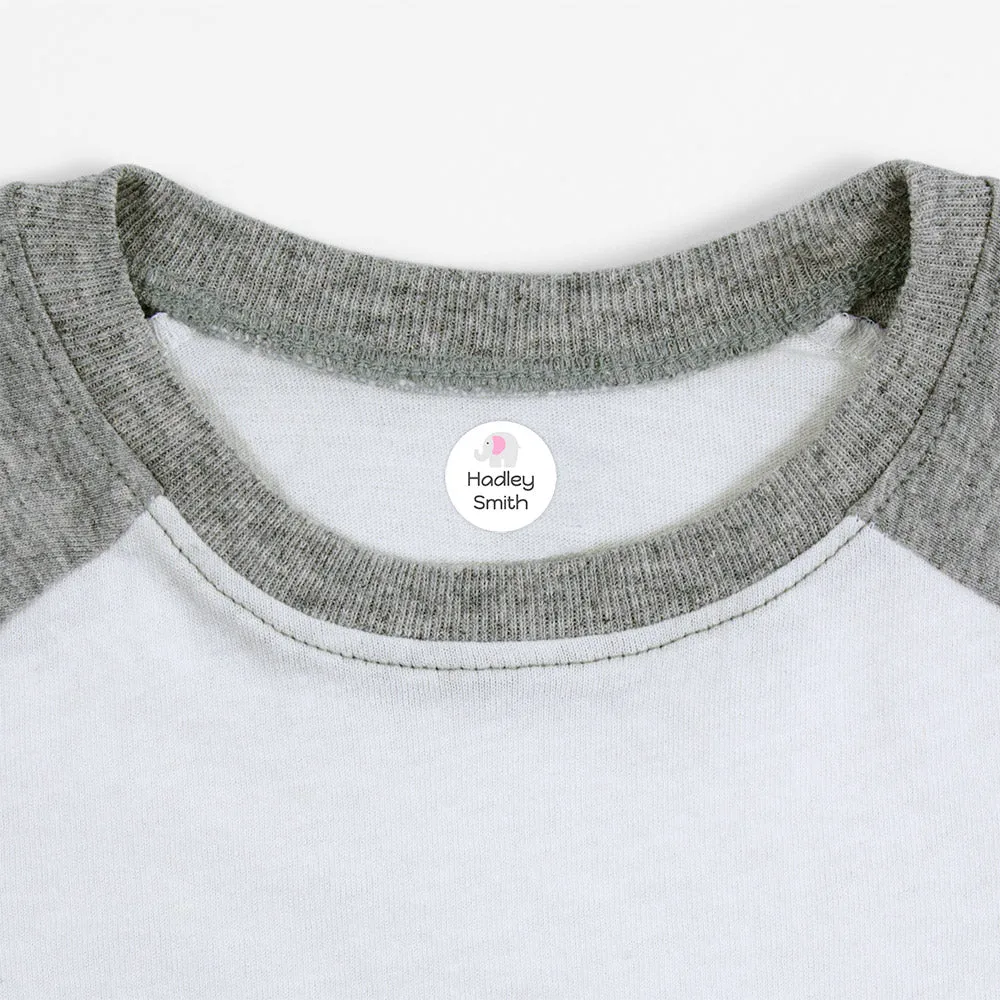 Elephant Iron-On Clothing Labels