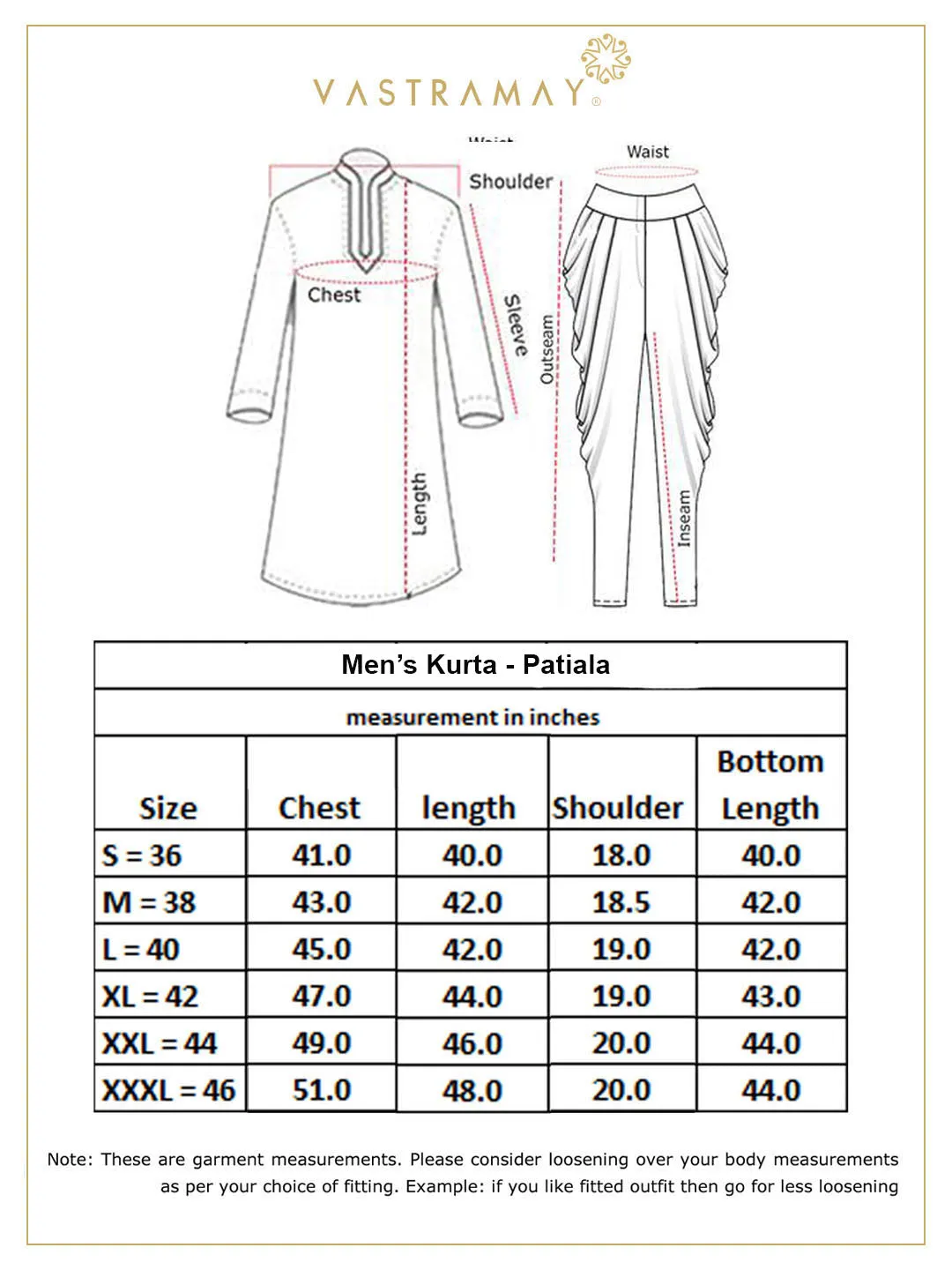 Vastramay Black Mirror Kurta With Patiala